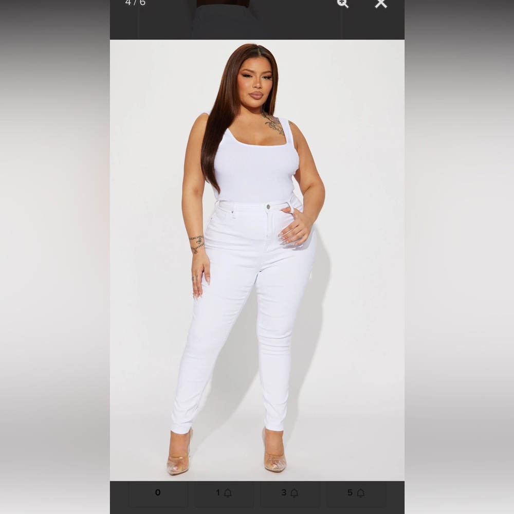 Fashion Nova

Tulsa Booty Lifting High Rise Stretch Skinny Jeans - White